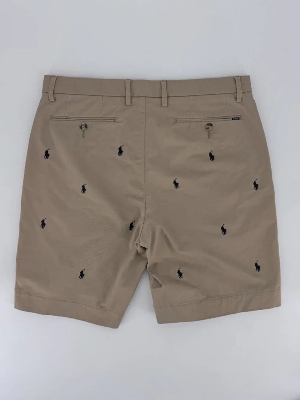Polo Ralph Lauren Stretch Classic Fit Pony Embroidered Chino Shorts 33
